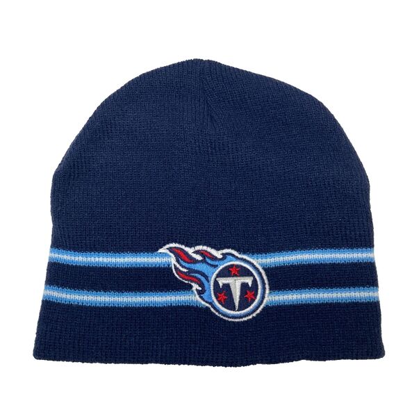 Other - NFL Tennessee Titans Adult Cuffless Winter Knit  Hat Cap Beanie Vintage